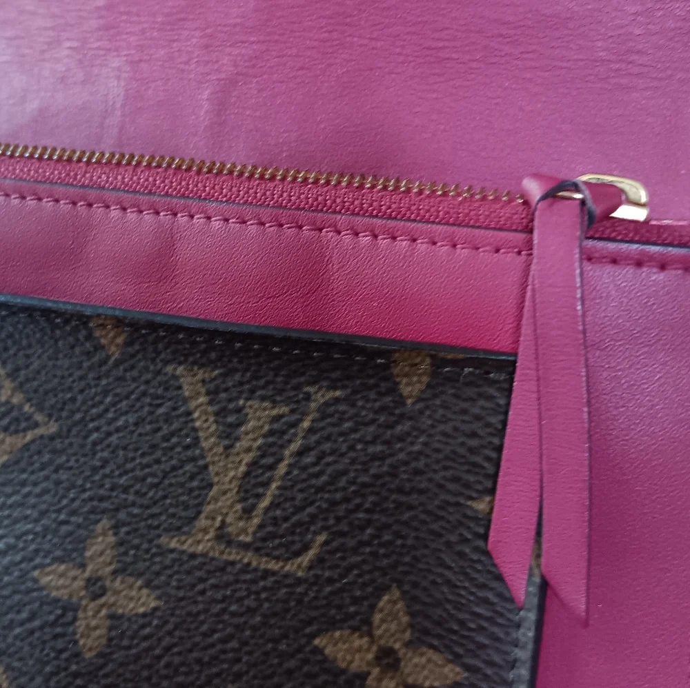 ✅ Louis Vuitton Flore Chain WOC Monogram Fuchsia Crossbody Bag